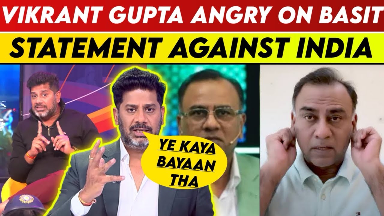 Vikrant Gupta Angry On Basit Ali Statement Against India | Vikrant Gupta | Basit Ali | Sports Tak