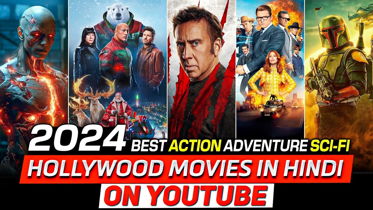 Top 10 New Action u0026 Adventure Hollywood Movies On YouTube In Hindi | 2024 Hollywood Movies In Hindi