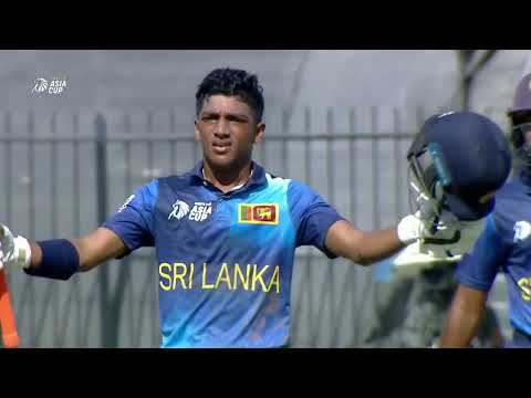 Sharujan Shanmuganathan Century | ACC Men’s U-19 Asia Cup | Sri Lanka U19 Vs Afghanistan U19