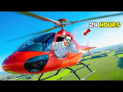 24 Hours Challenge In Helicopter…100% Real