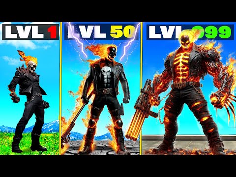 Level 1 GHOST RIDER To Level 1,000,000,000 GHOST RIDER In GTA 5