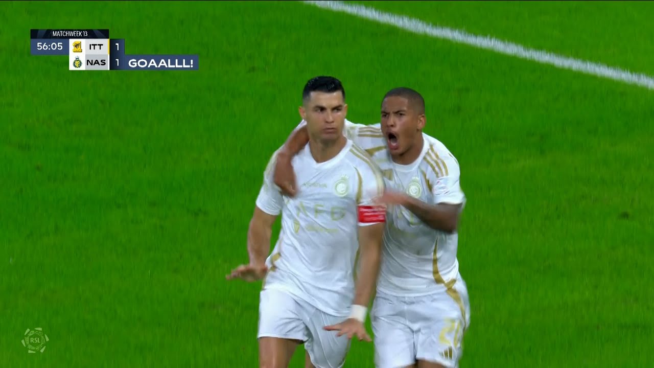 Cristiano Ronaldo Tonight With Al Nassr Vs Al Ittihad | 1080i HD