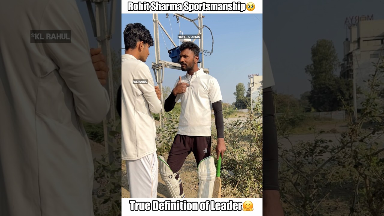 Rohit Sharma Real Sportsmanship🥹(Opening To Kl Rahul🥺) #shorts #cricket