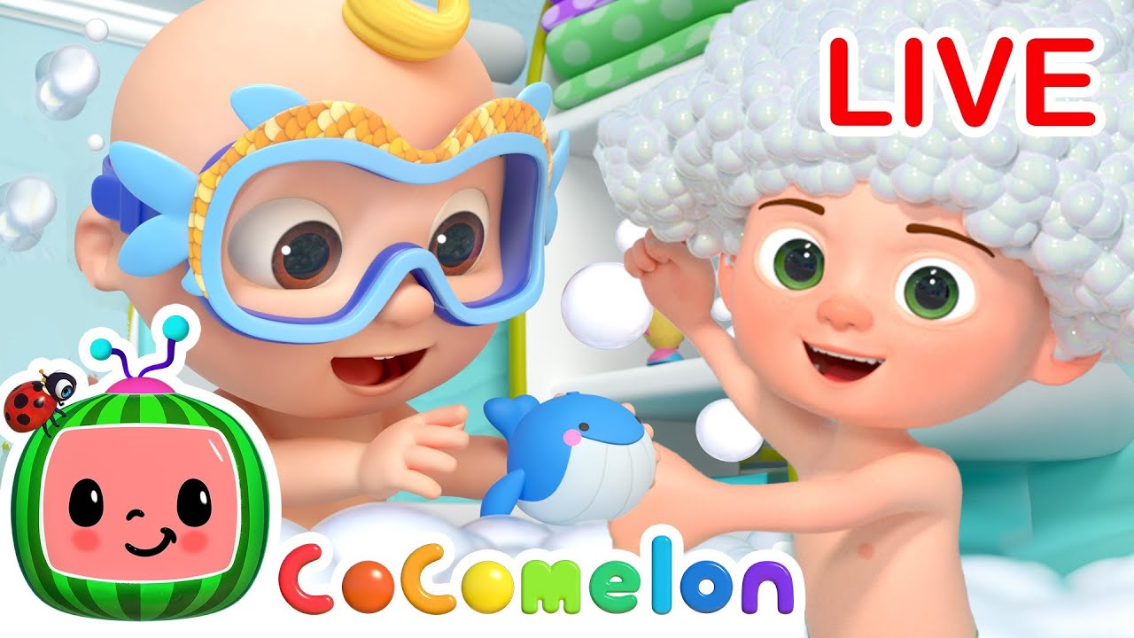 🔴 CoComelon LIVE! Bath Song, Wheels On The Bus! Best Kids Songs 2024 + MORE Nursery Rhymes!