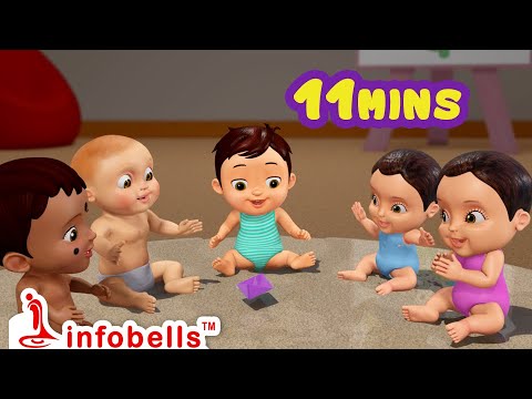 Veri Veri Gummadi Pandu-Baby Play | Telugu Rhymes u0026 Kids Songs | Infobells #telugurhymes #babysongs