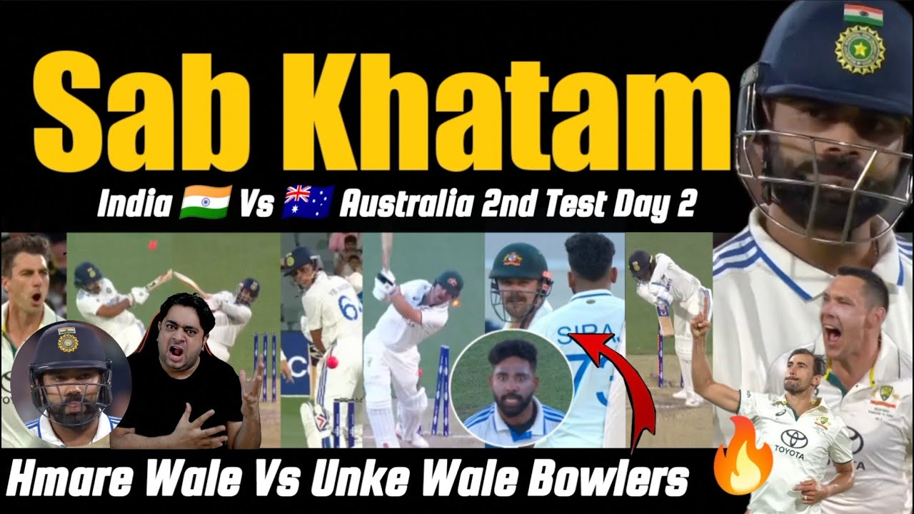 Now It’s ALL Over! 😱 Rohit Virat 😰 HEAD 140 का जवाब ही नहीं है 😎 INDIA Vs AUSTRALIA 2nd TEST DAY2