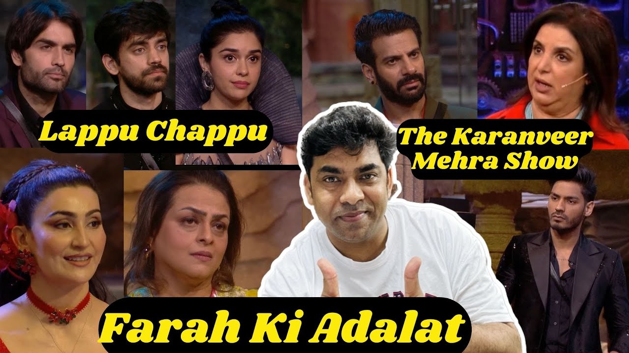 Bigg Boss 18 Farah Khan Ki Adalat, Karanveer Show, Eisha-Sara EXPOSED, Digvijay Vs Rajat, Miss Poo