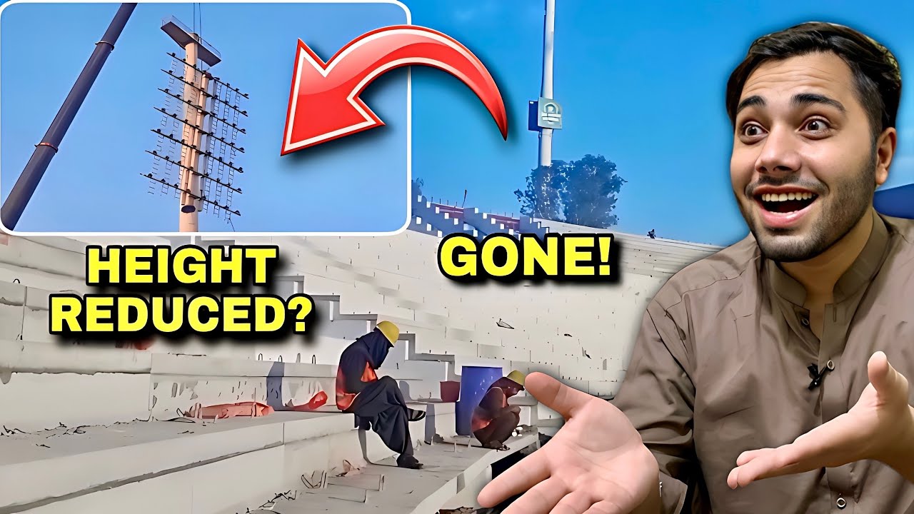 ANOTHER BREAKING! 🛑 Lights Tower Ko Utaar Dia! | Gaddafi Stadium Very Important Updates | New Video