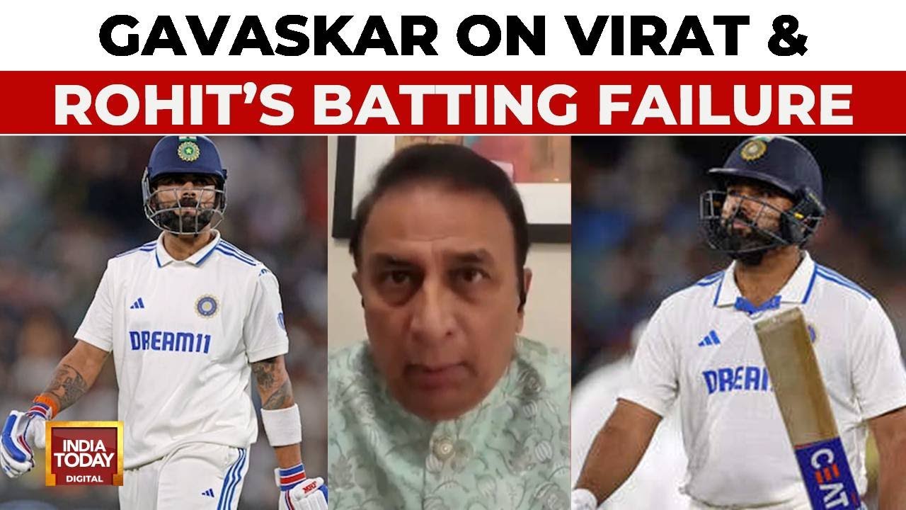 Sunil Gavaskar Reacts On Virat Kohli u0026 Rohit SHarma’s Batting Failure In 2nd Test | IND Vs AUS