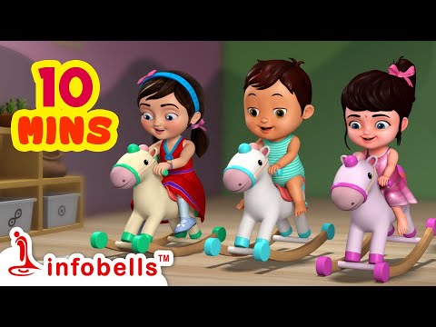 Chal Chal Gurram Chalaki Gurram |Telugu Rhymes For Children-Infobells #telugurhymes #chalchalgurram