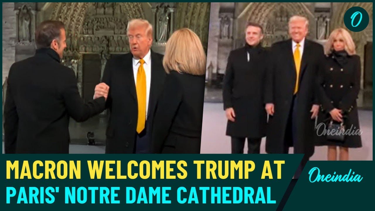 Notre-Dame Cathedral Reopens: Macron Welcomes Trump In Paris For Historic First Visit After 2024 Win