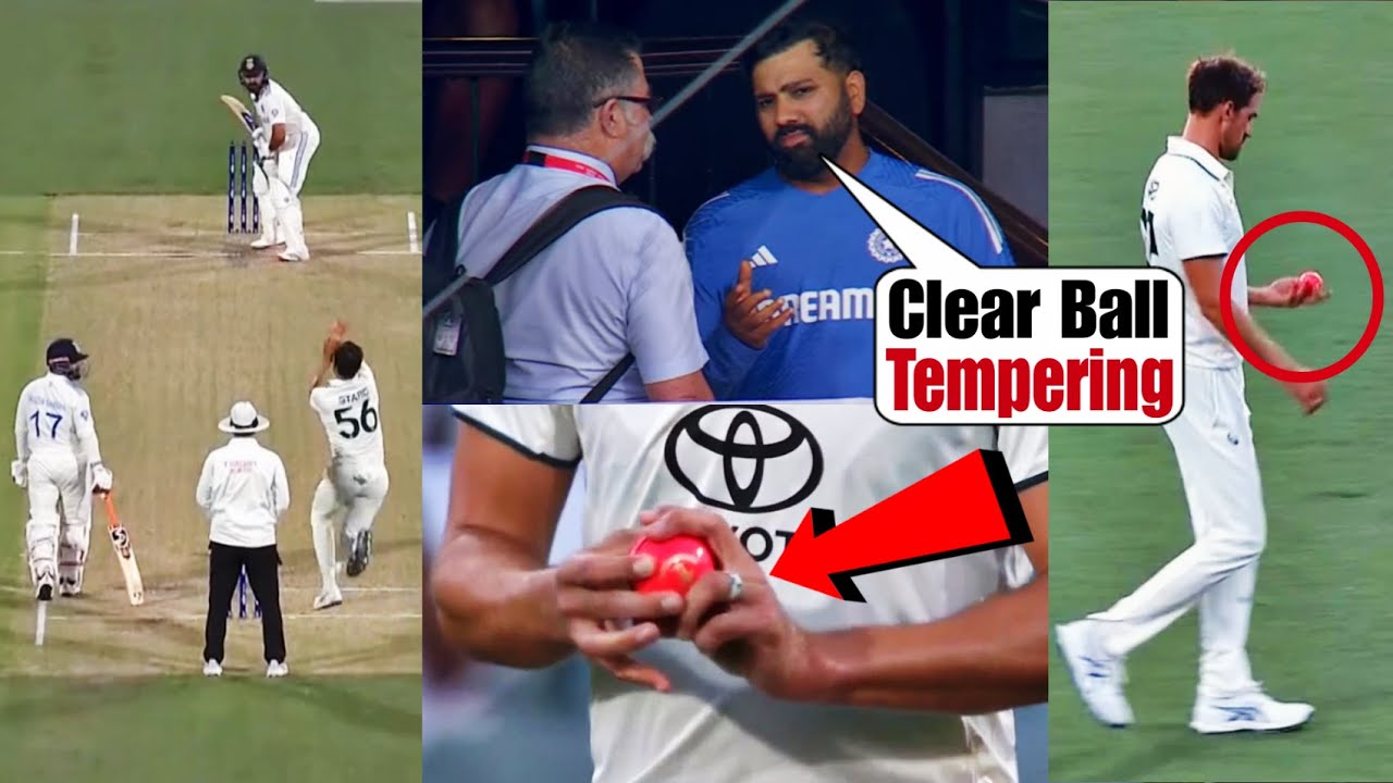 Rohit Sharma Complained To Match Referee About Mitchell Starc Ball Tampering By Finger Ring