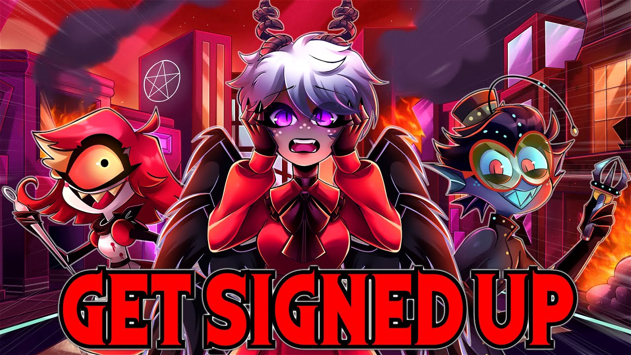 EMILY FALLEN ANGEL RECRUITER SONG – Get Signed Up | Hazbin Hotel Animatic |【Song By MilkyyMelodies】