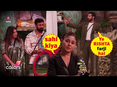 Bigg Boss 18 Today Episode Promo Karan Cuts Sara And Rajat Rishta #bb18