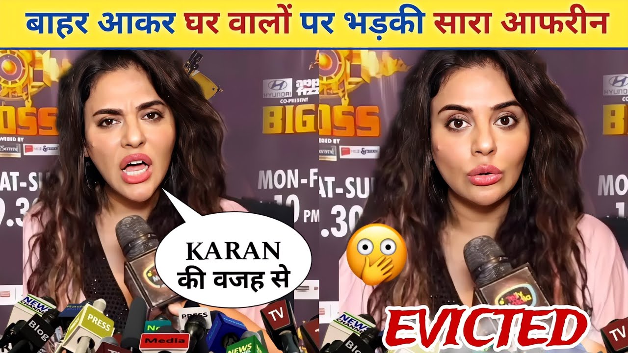 SHOCKING 🤯 ! Sara Arfeen Khan EVICTION Interview After Big Boss 18 || Sara Arfeen Evicted Interview