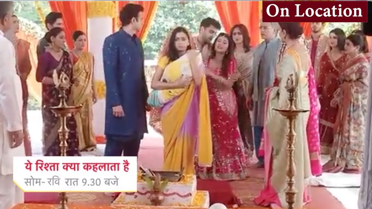 YEH RISHTA KYA KEHLATA HAI || On Location || Ruhi Ne Nikala Abhira Ko Pooja Se Bahar