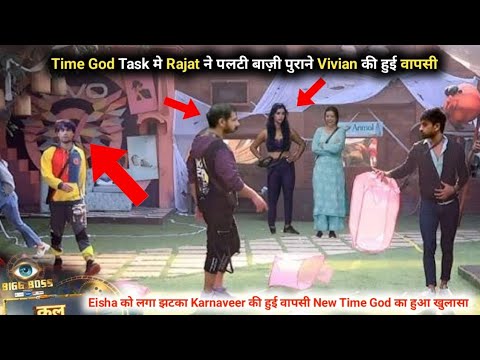 Bigg Boss 18 | New Time God | Rajat Vs Digvijay | Vivian Is Back Karanveer Win Eisha Shock