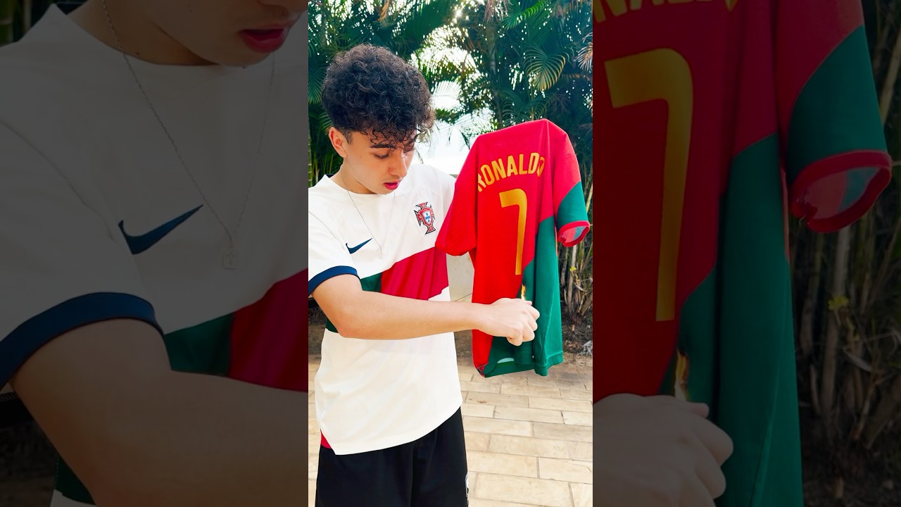 QUEIMEI A CAMISA DO CRISTIANO RONALDO DO MEU IRMÃOZINHO! 🔥