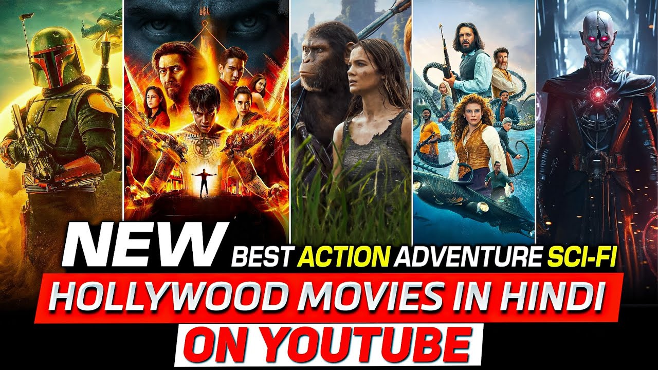 Top 10 New Action u0026 Adventure Hollywood Movies On YouTube In Hindi | Hollywood Hindi Movies Of 2024