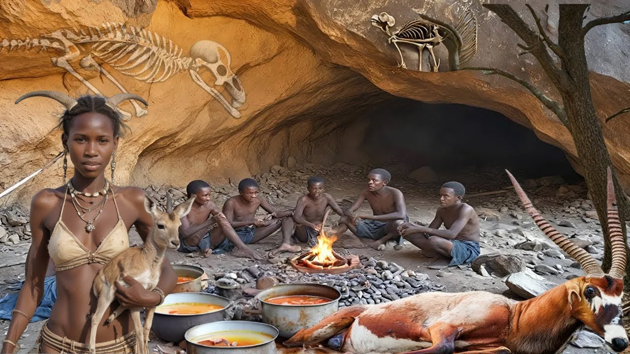 Inside The Incredible World Of The Hadzabe Tribe | Hunting, Cooking u0026 Surviving!