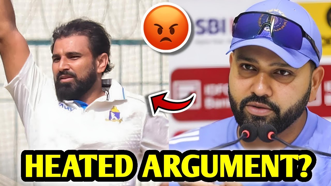 Rohit Sharma Vs Mohammed Shami HEATED ARGUMENT? 😡😱| India Test Cricket News Facts