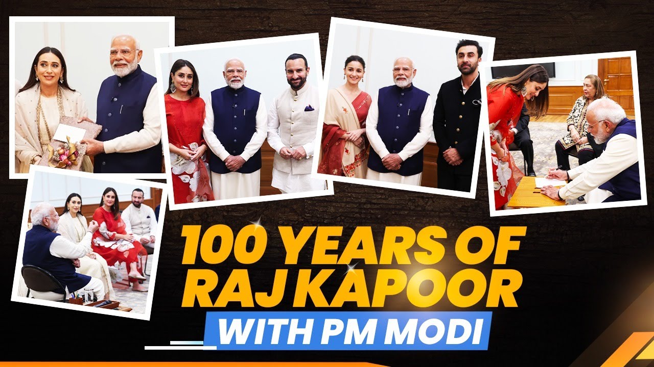 Celebrating 100 Years Of Cinematic Legend Raj Kapoor: PM Modi In Conversation With Kapoor Family