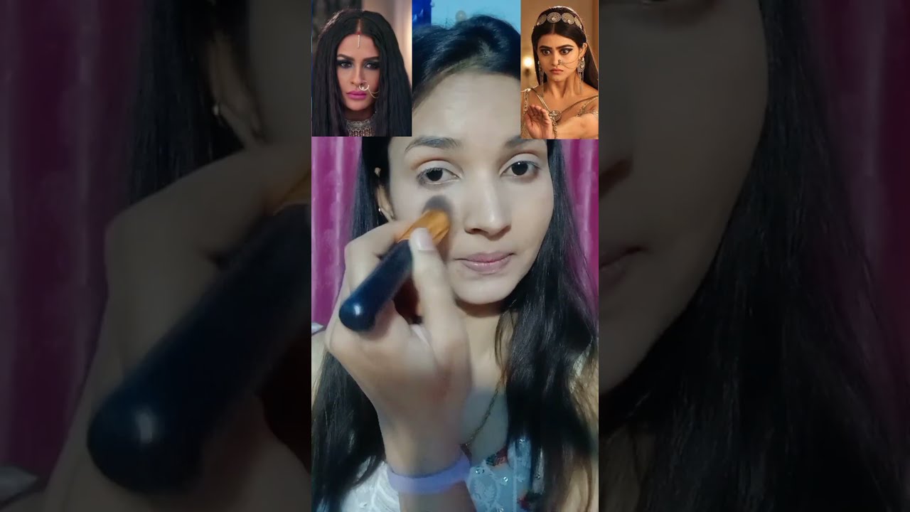 Paro🐍 Vs Mohini💀 Makeup Look 🥰 #naagmani #makeup #chudail #naagin #shorts #shortvideo #youtubeshorts