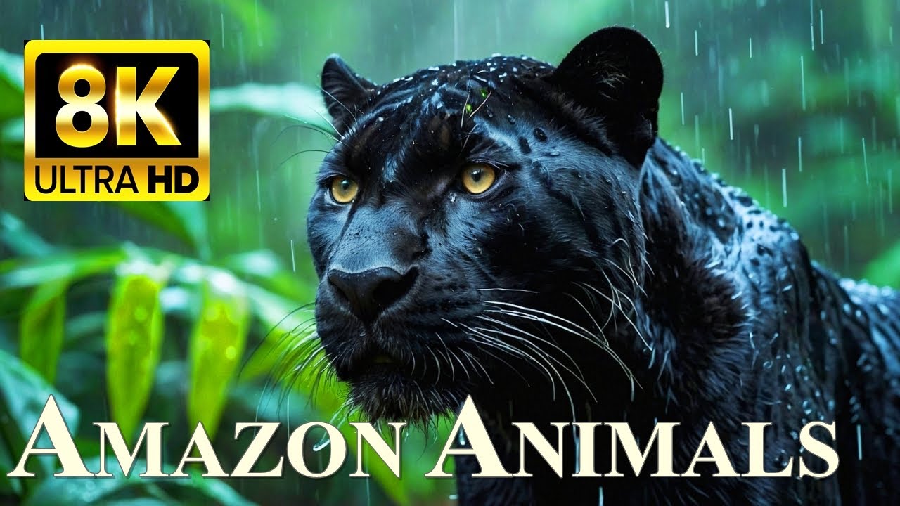 ANIMALS OF AMAZON RAINFOREST 8K Ultra HD – Jungle Wildlife And Sounds