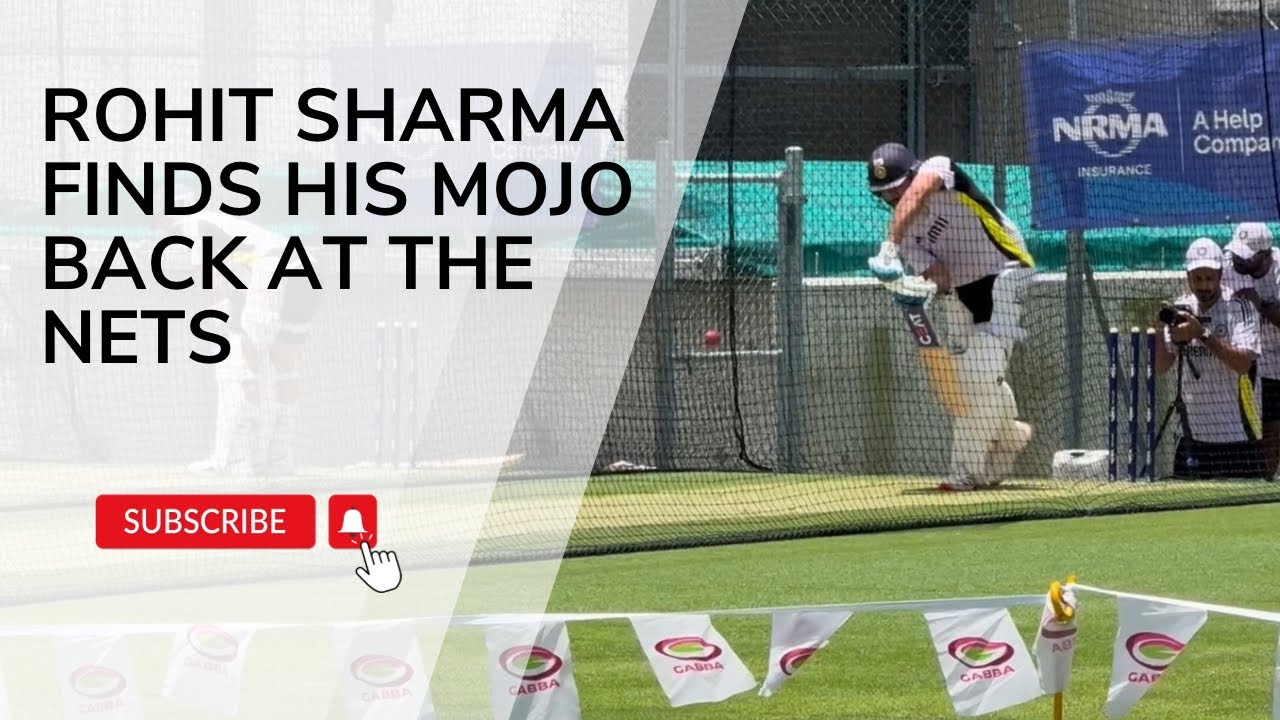 Watch: Rohit Sharma Looking In Solid Touch At The Nets In Brisbane