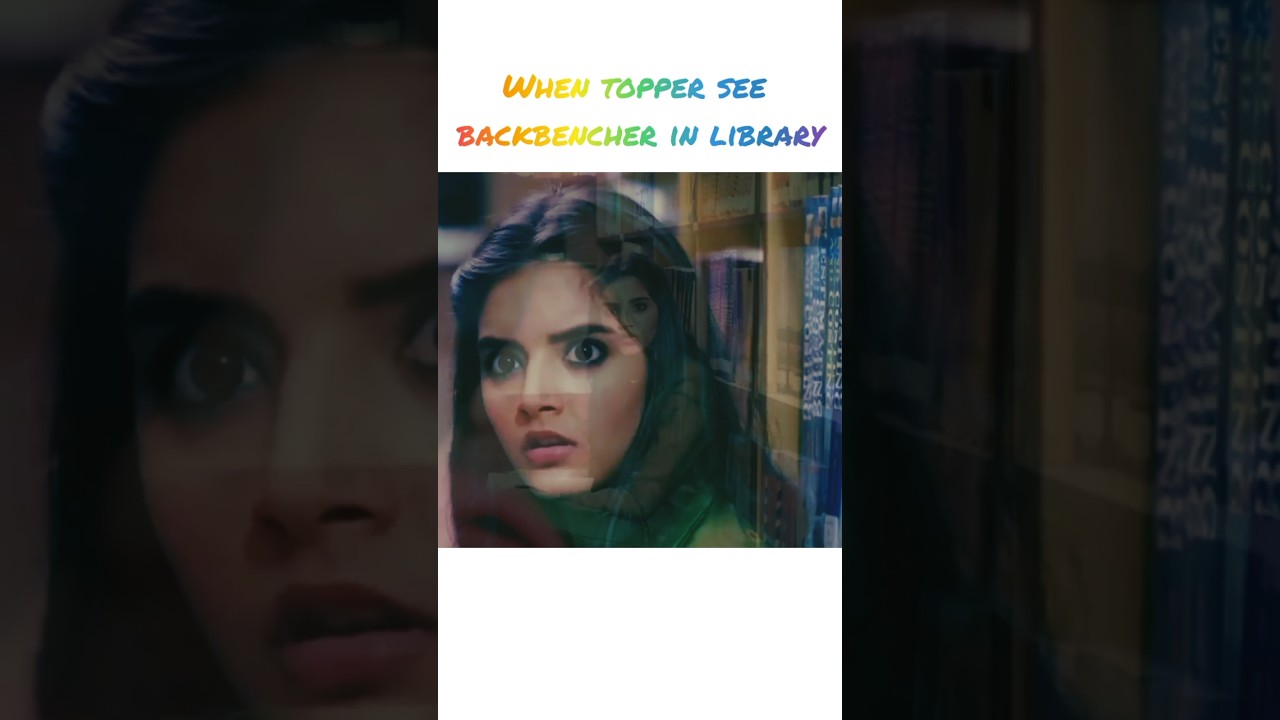 Class Topper See Backbench In Library 😲| Natasha And Dhaval | Pandya Store |