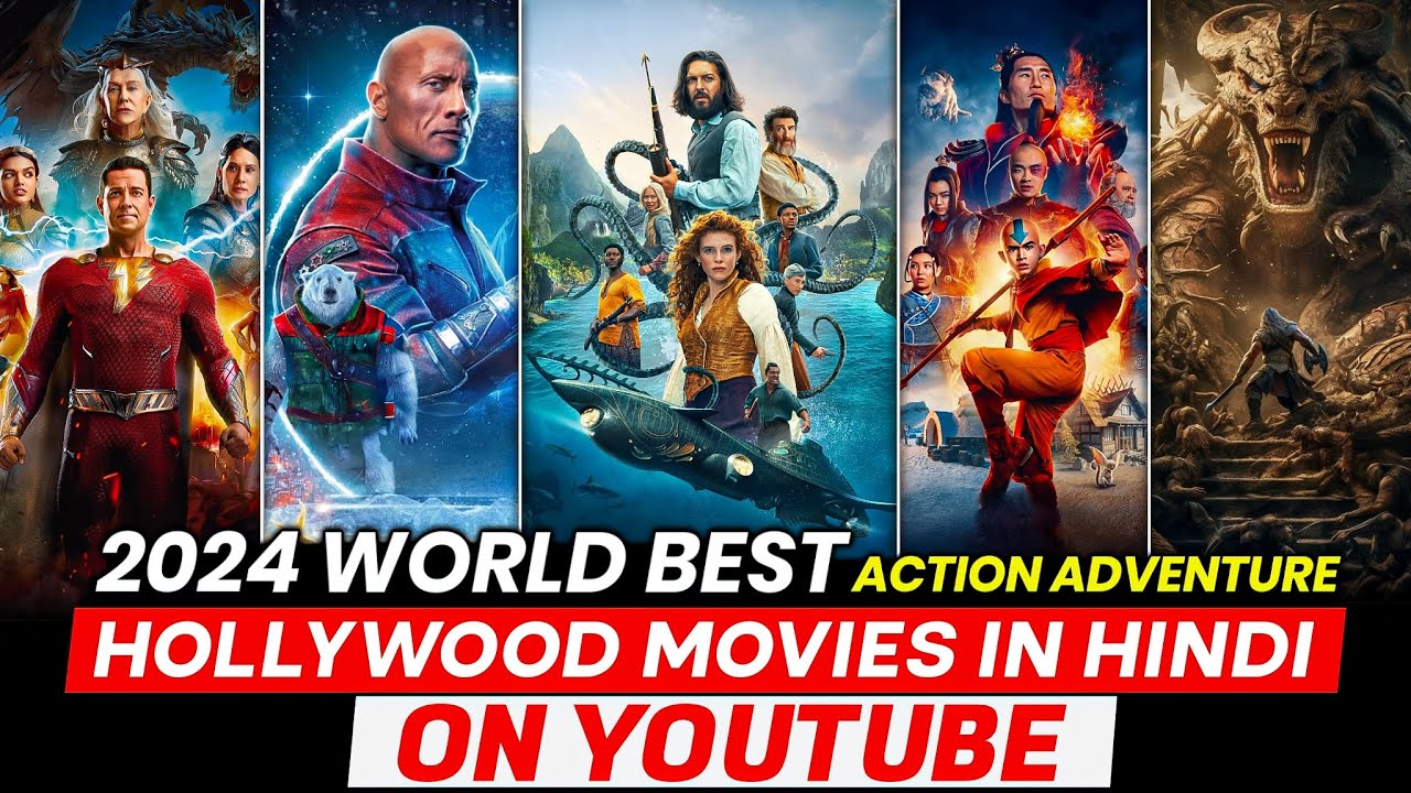 Top 10 Best ADVENTURE Hollywood Movies On YouTube In Hindi | 2024 New Hollywood Movies In Hindi