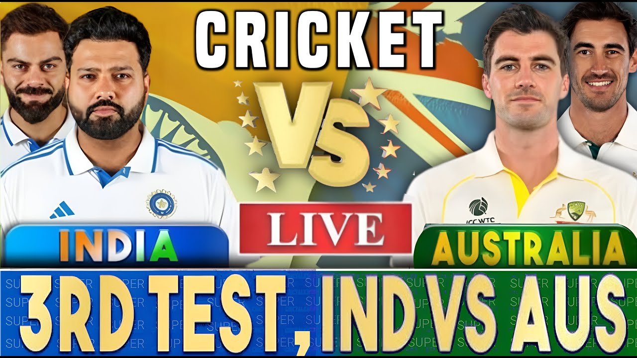 🛑Live: Australia Vs India, 3rd Test – Live Score u0026 Commentary | IND Vs AUS Live Score u0026 Commentary |