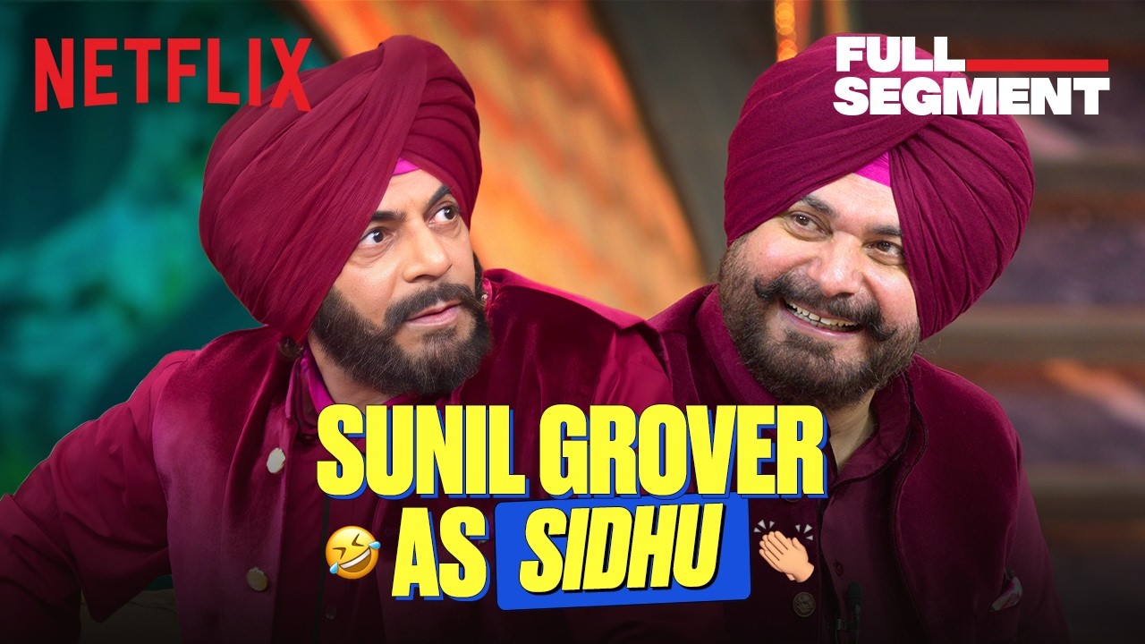 Sunil Grover’s EPIC Siddhu Paaji Mimicry 😂 Ft. Navjot Singh Sidhu, Harbhajan Singh | #TGIKS