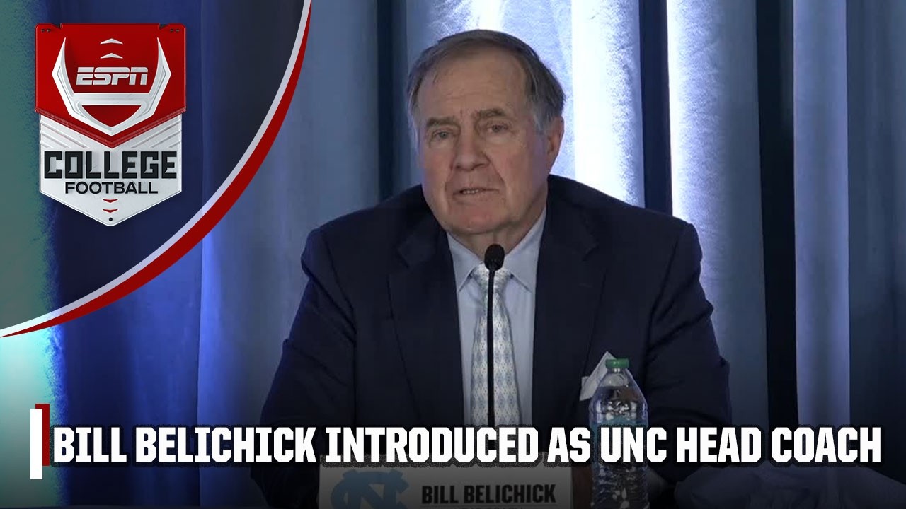 Bill Belichick Introduced As The North Carolina Tar Heels Head Coach | ESPN College Football