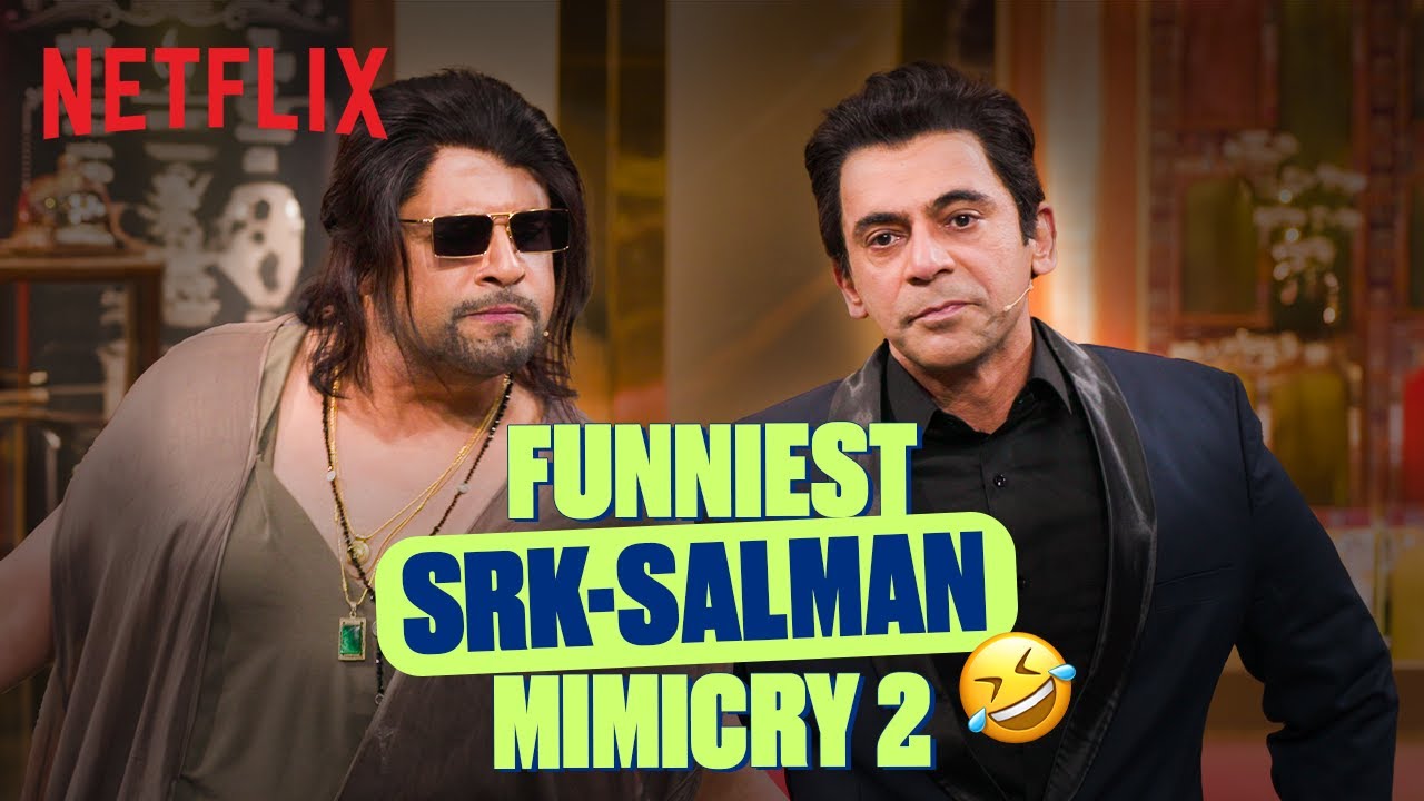 Sunil Grover u0026 Krushna’s ICONIC SRK-Salman Mimicry 😂 Ft. Kartik Aaryan u0026 Tripti Dimri | #TGIKS