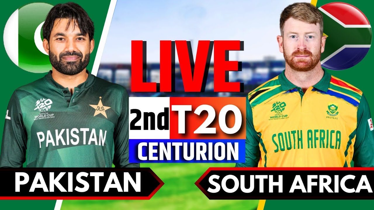 Pakistan Vs South Africa, 2nd T20 | Live Cricket Match Today | PAK Vs SA Live Match Today, PAK Vs SA