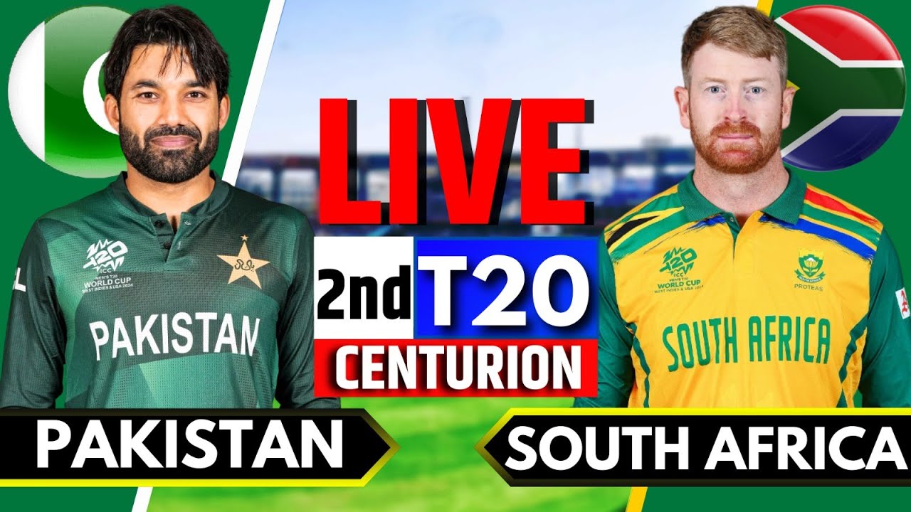 Pakistan Vs South Africa, 2nd T20 | Live Cricket Match Today | PAK Vs SA Live Match Today, Innings 2