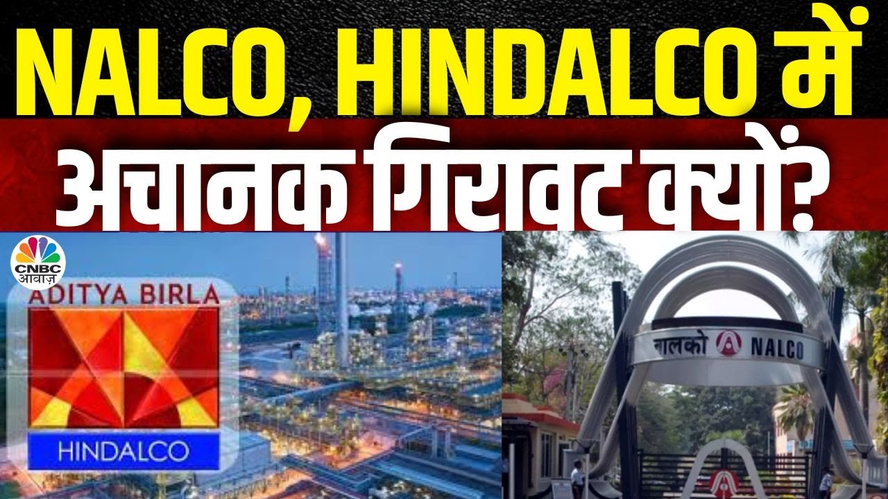 Nalco, Hindalco Share Fall! | अचानक इन दो शेयरों में क्यों गिरावट? | Aluminium | Steel | Business