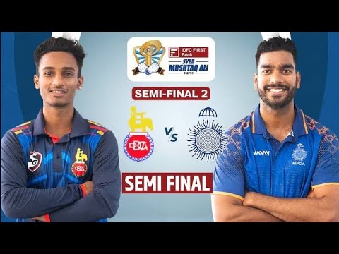 Syed Mushtaq Ali Trophy 2024 Semi Final | Delhi Vs Madhya Pradesh Full Match Highlights | SMAT 2024