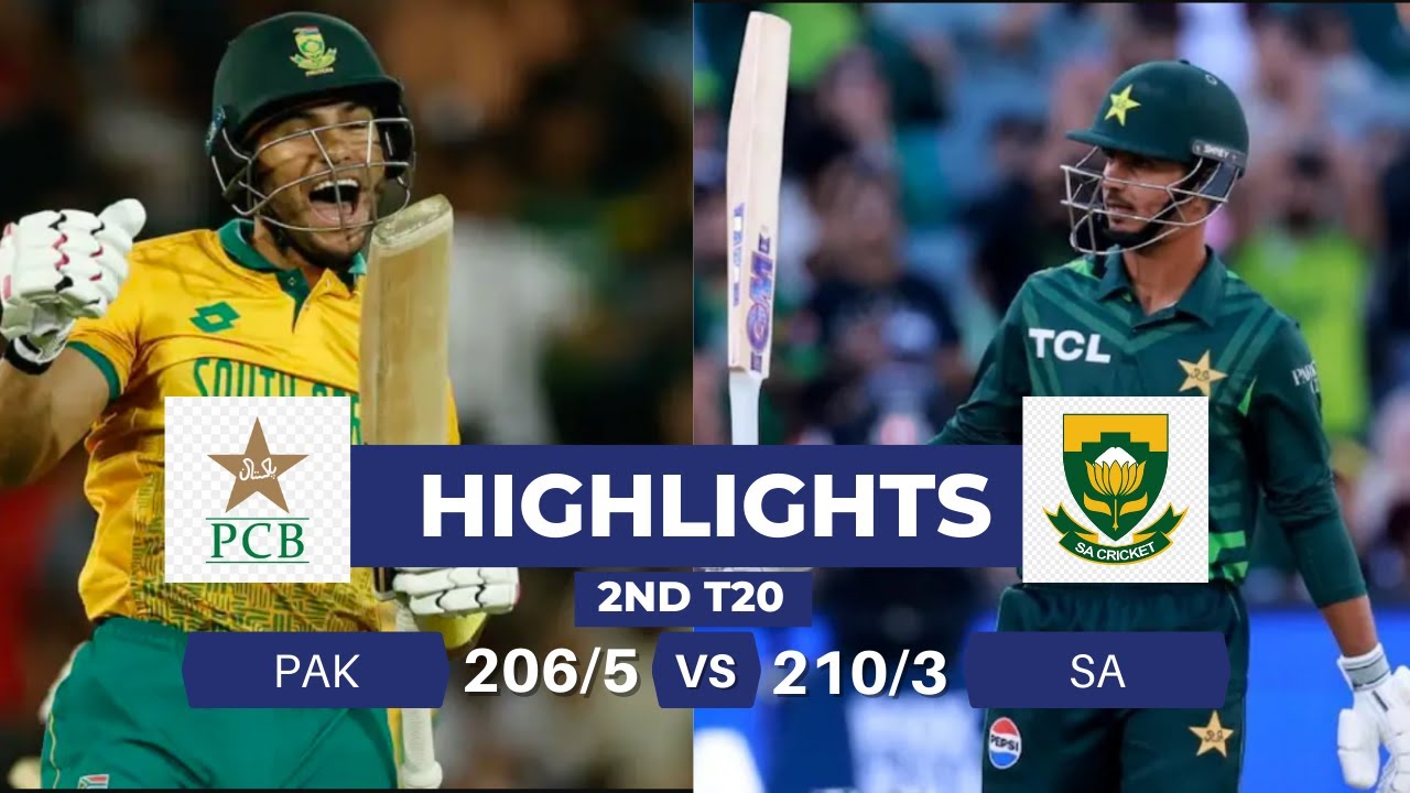 Pakistan Vs South Africa 2nd T20 Match 2024 Highlights | Hendricks 117, Saim Ayub 98*