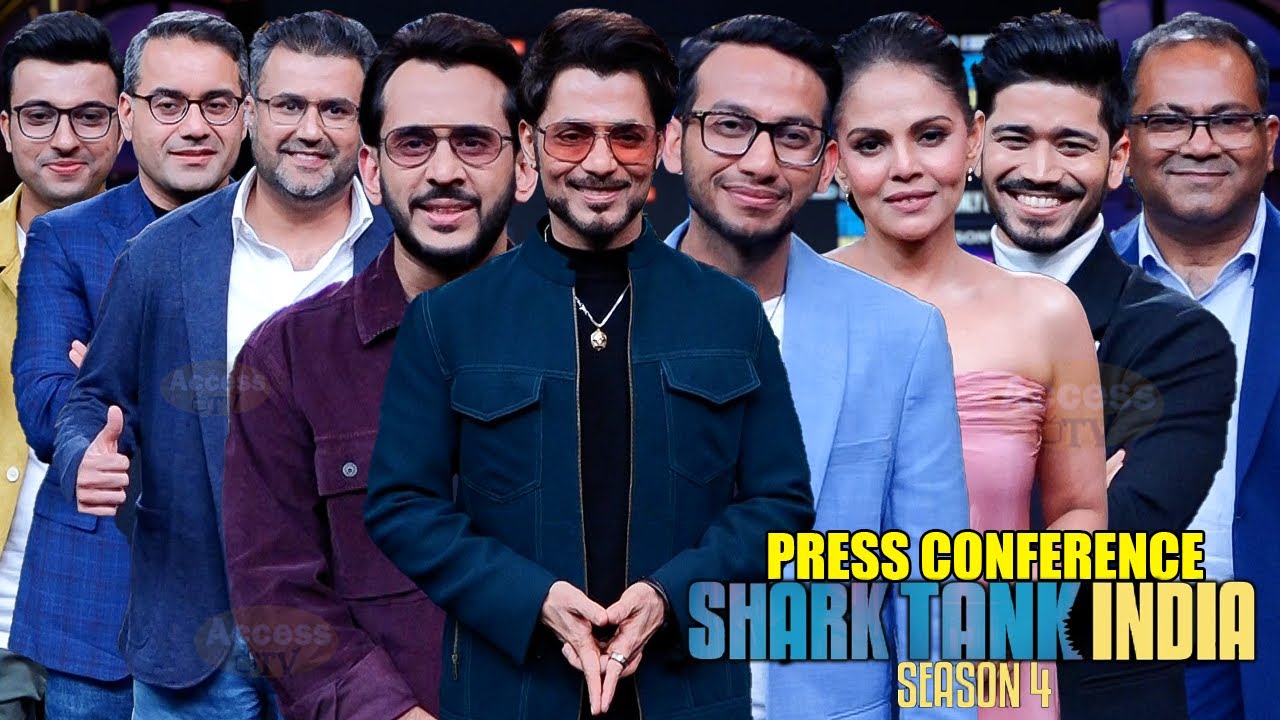 UNCUT – Shark Tank India Season 4 | PRESS CONFERENCE | Anupam Mittal,Aman Gupta,Namita,Ritesh,Azhar