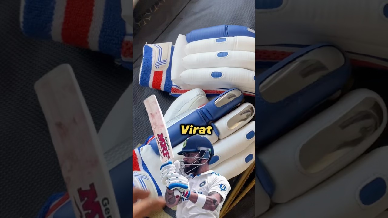 Virat Kohli Ke Batting Gloves 🤯😱#viratkohli #cricket #minivlog #ytshorts #shorts #shortvideo