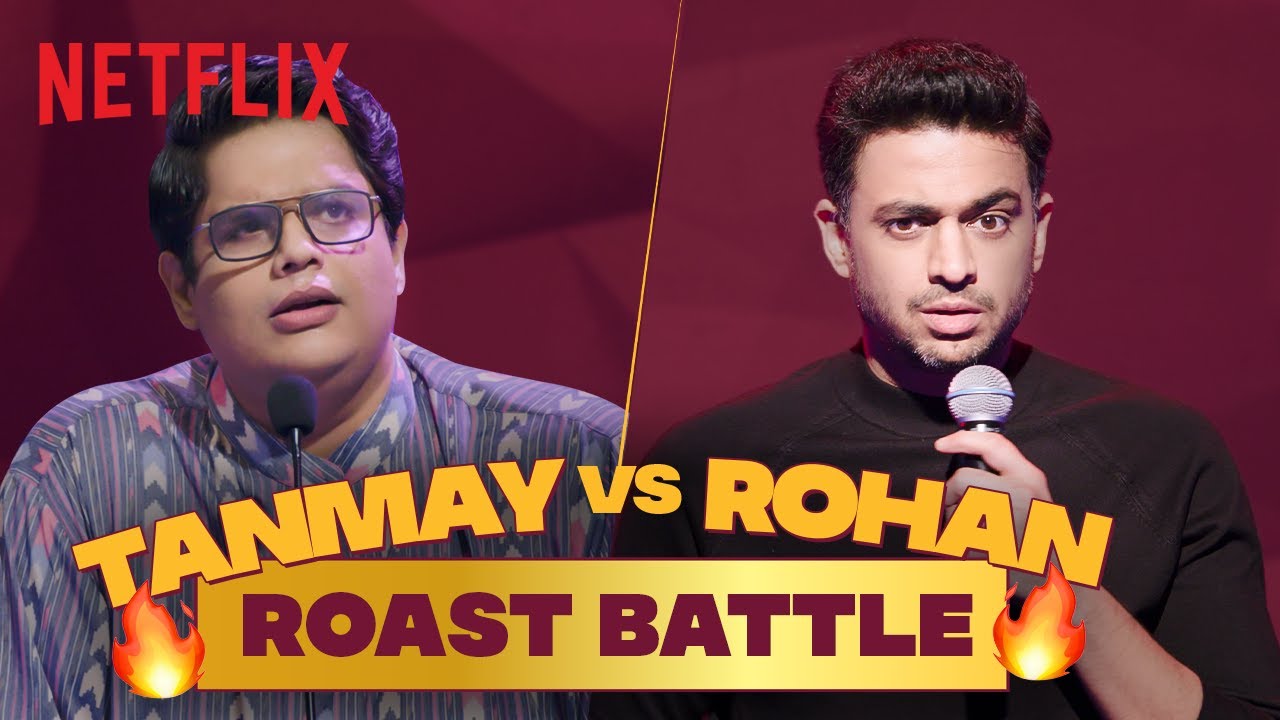 Rohan Joshi u0026 Tanmay Bhat’s EPIC ROAST BATTLE In #ComedyPremiumLeague! 😳🔥| Netflix India