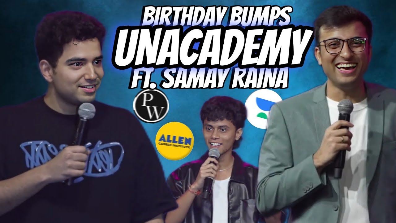 Samay Raina Roasting Unacademy, Unacademy Birthday Bumps Ft. Ashish Solanki, Keshav Jha