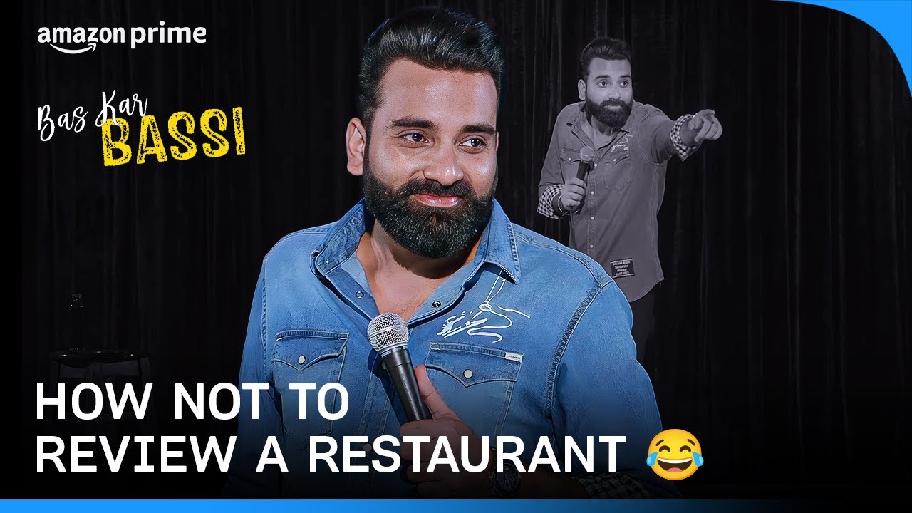 Anubhav Singh Bassi On Restaurant Reviews | Bass Kar Bassi | Prime Video India