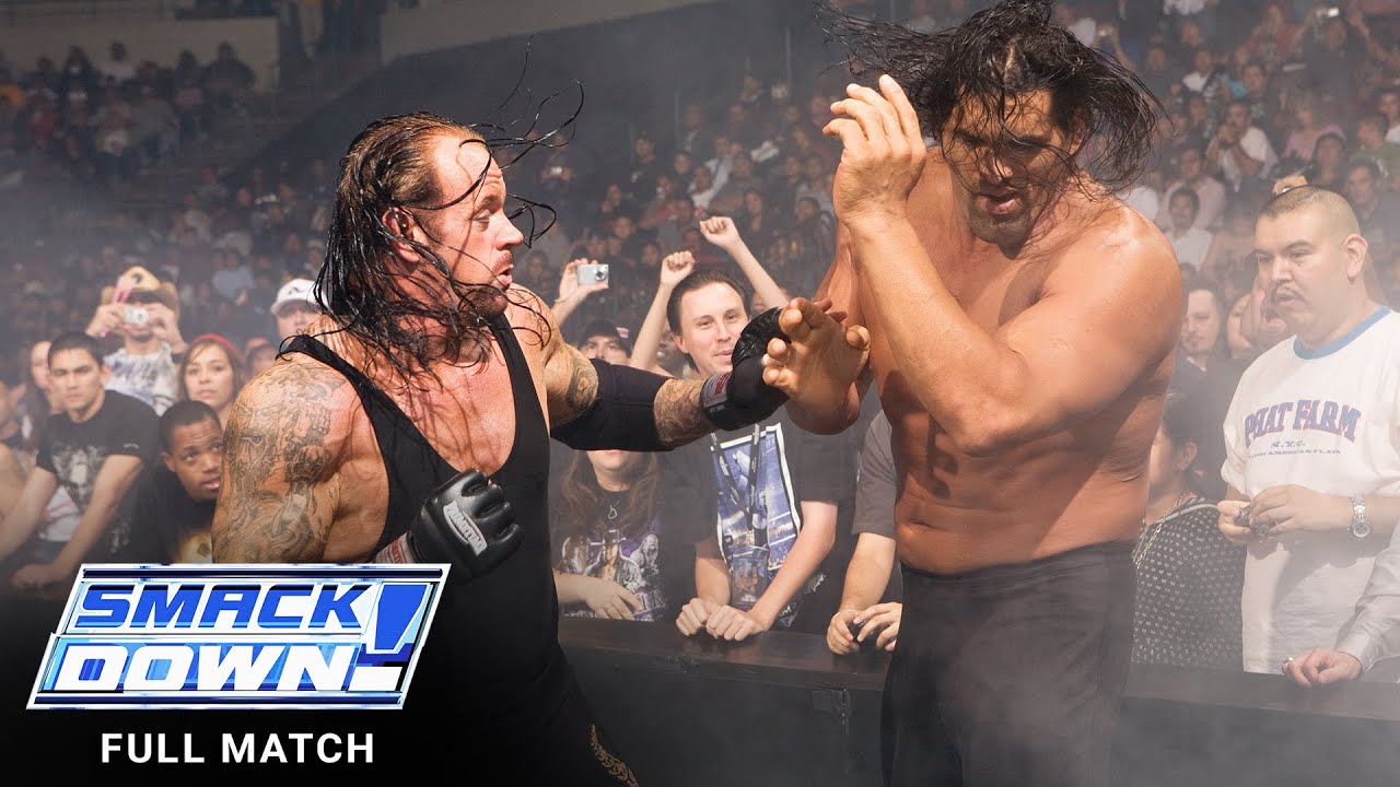 FULL MATCH – The Undertaker Vs. The Great Khali – No Holds Barred Match: SmackDown, Nov. 9, 2007