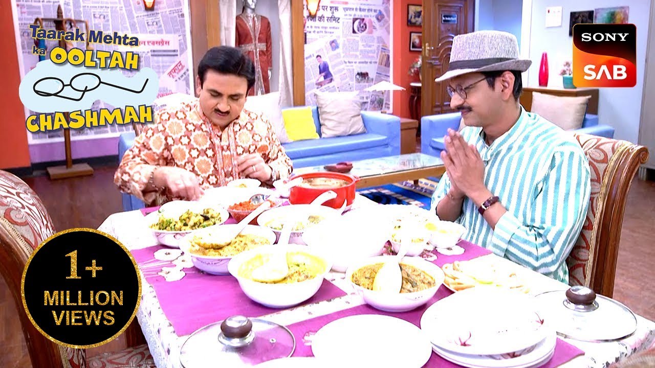 Popatlal और Jetha का Special ‘Dal Makhani’ u0026 ‘Matar Paneer’ Dinner | Taarak Mehta Ka Ooltah Chashmah