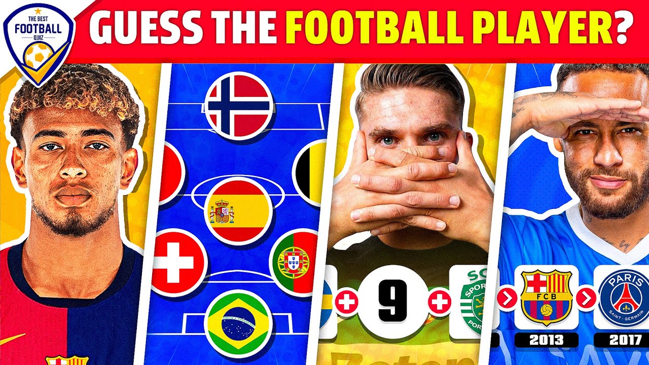 CAN YOU GUESS THE FOOTBALL PLAYER? ⚽️🤔 | FOOTBALL QUIZ 2024