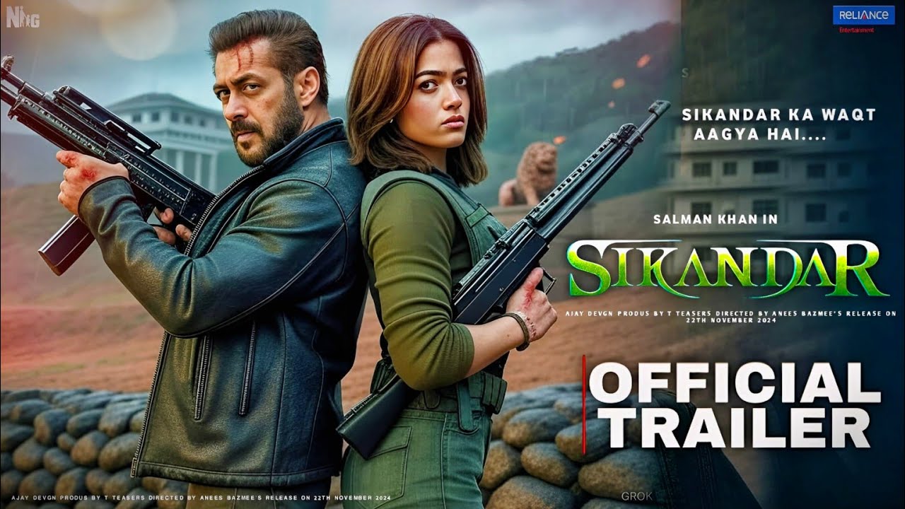 Sikandar – Official Trailer | Salman Khan | Rashmika Mandanna | Sathyaraj | Sikandar Teaser