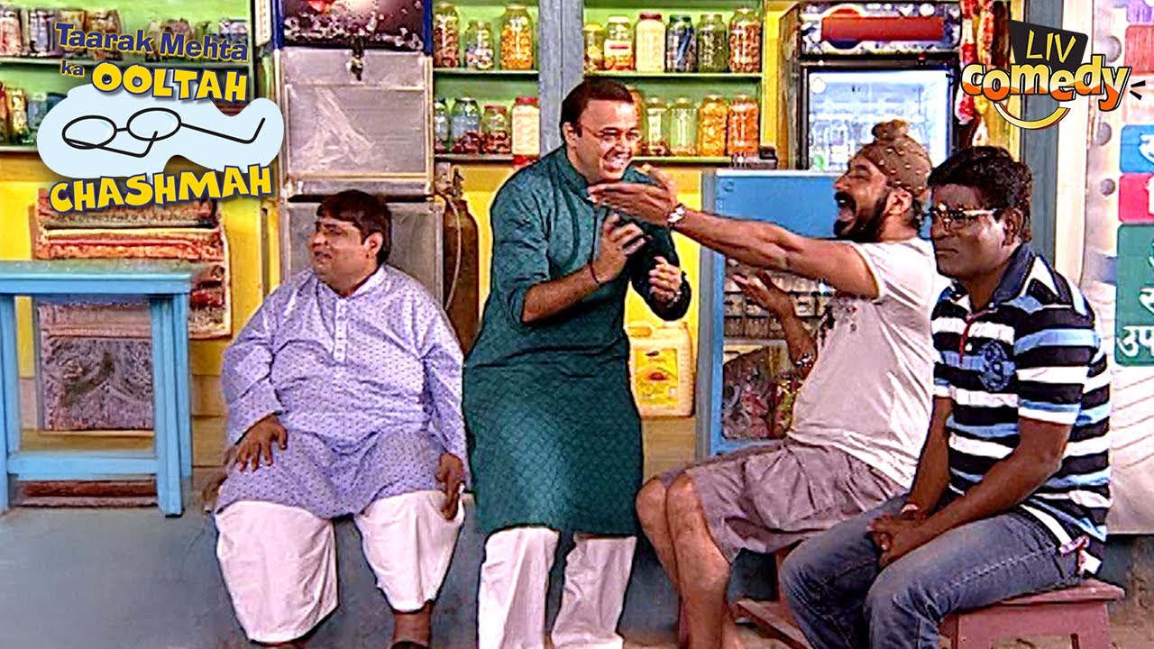 Jethalal ने दिखायी Iyer की Funny Photo | Taarak Mehta Ka Ooltah Chashmah | Soda Shop Par Charcha